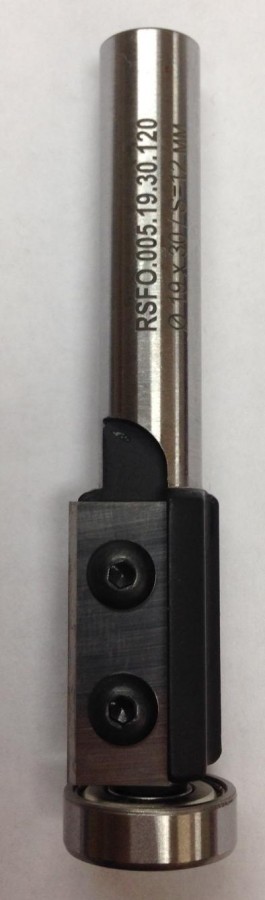 Фреза обгонная с нижним подшипником 19х30мм, S8 (без ножей)