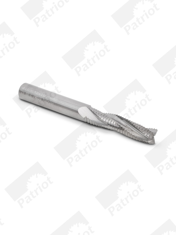 Фреза спиральная HM 10х42 S=10х90 Z=3 RR черновая