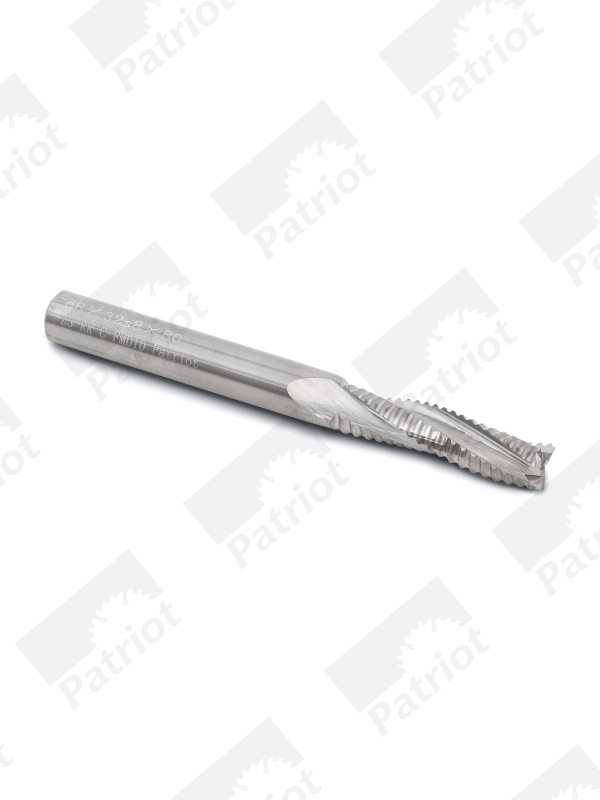 Фреза спиральная HM 8х32 S=8х80 Z=3 RR черновая