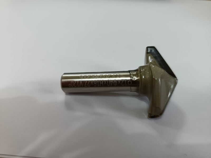 Фреза конц.алм. 4,0мм D=40х16 120° S=12х50 Z=2 (Китай)