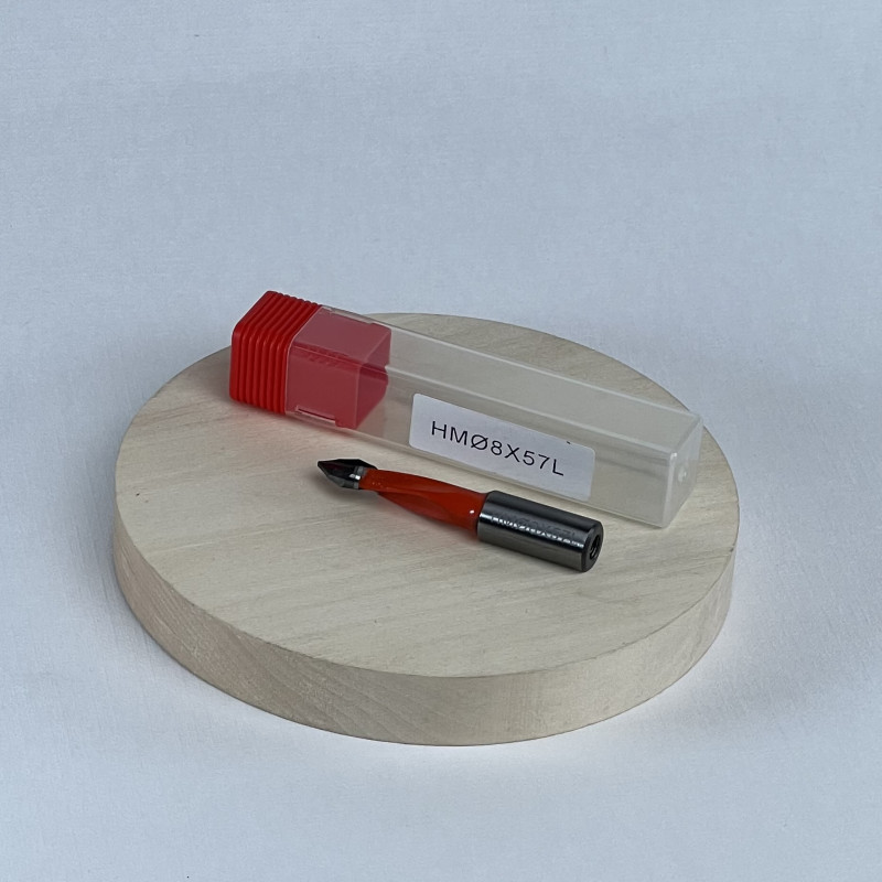 Сверло сквозное 8*57 L (20mm)