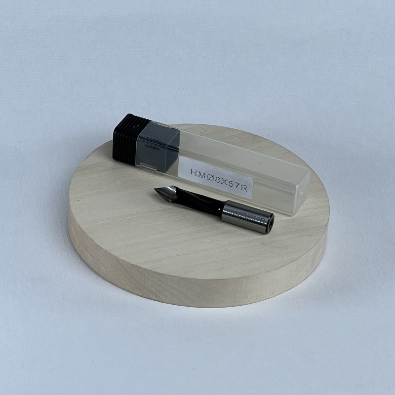 Сверло сквозное 8*57 R (20mm)